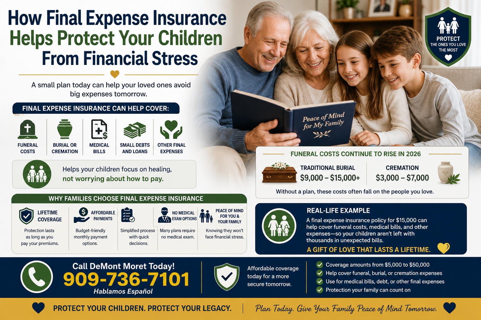 How Final Expense Insurance Helps Protect Your Children From Financial Stress