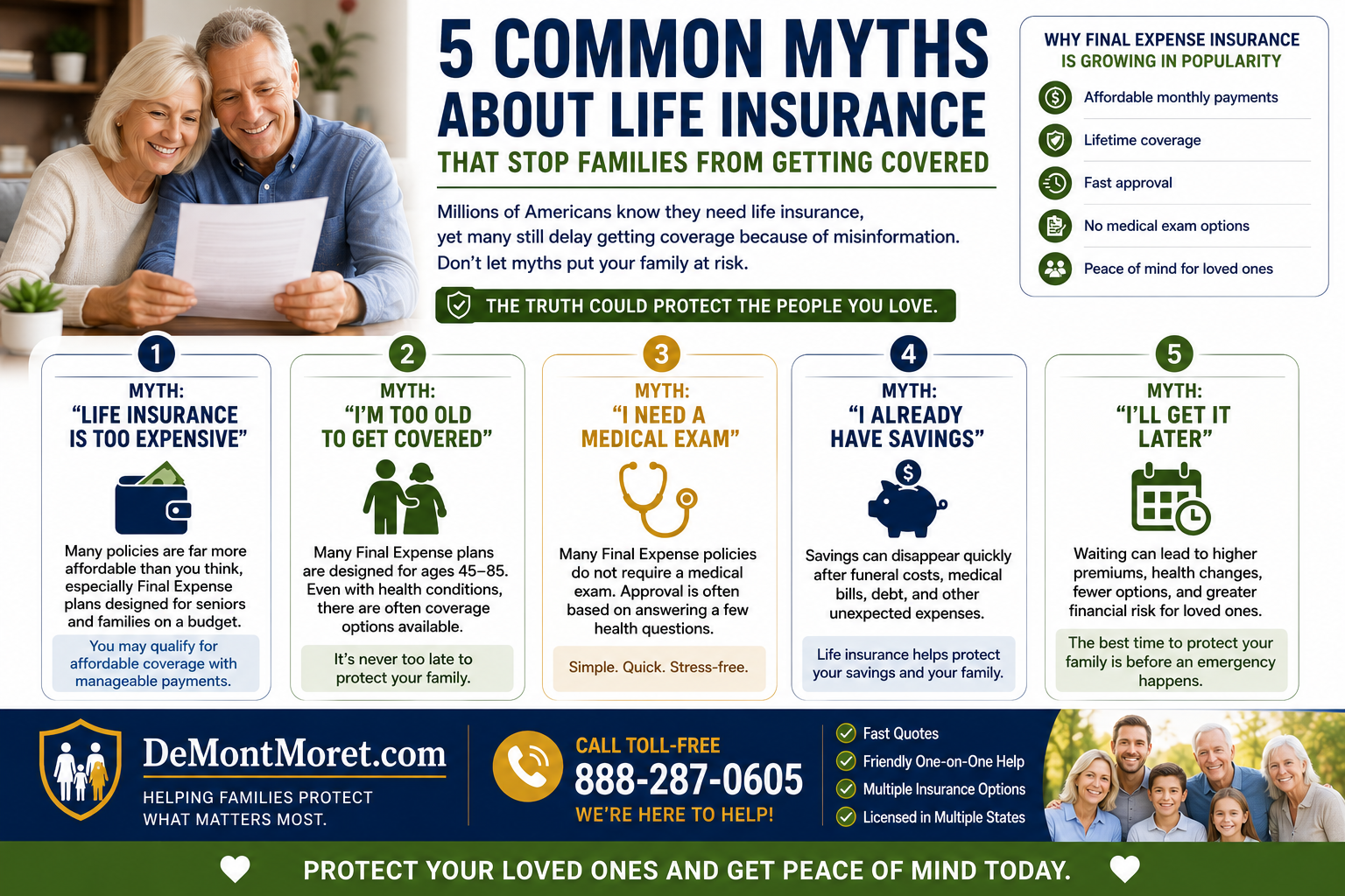 5 Common Myths About Life Insurance That Stop Families From Getting Covered