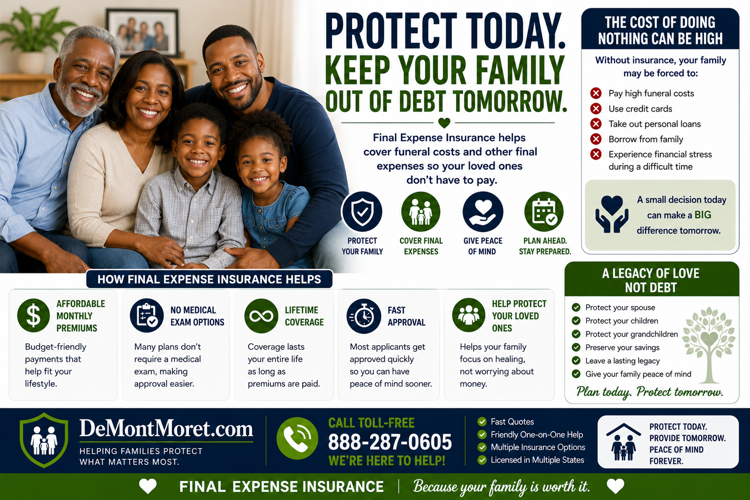 How Final Expense Insurance Can Help Families Stay Out of Debt