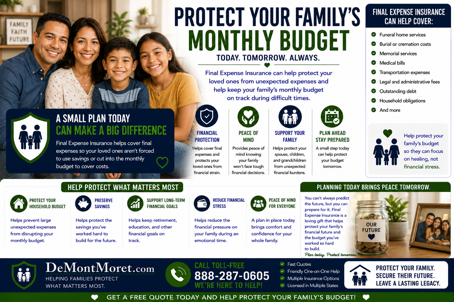 Why Final Expense Insurance Can Help Protect Your Family’s Monthly Budget