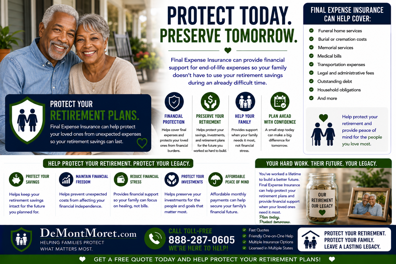 Why Final Expense Insurance Can Help Protect Your Family’s Retirement Plans
