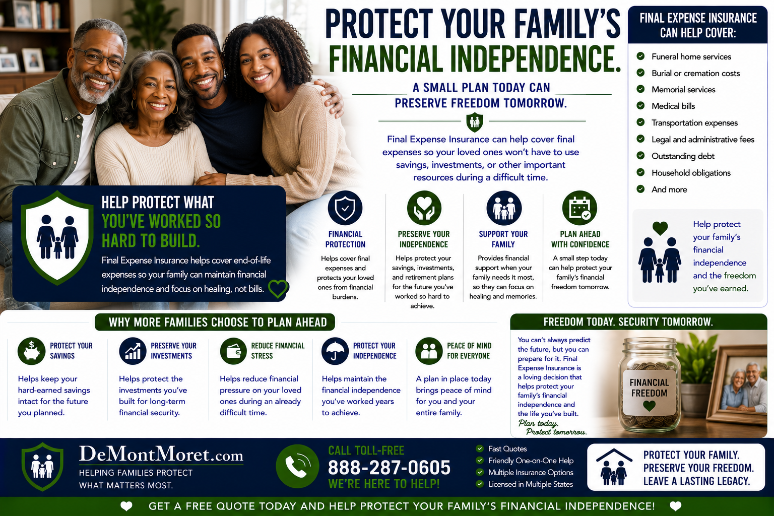 Why Final Expense Insurance Can Help Protect Your Family’s Financial Independence
