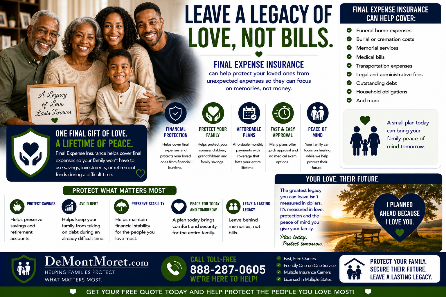 Why Final Expense Insurance Can Help You Leave a Legacy of Love, Not Bills