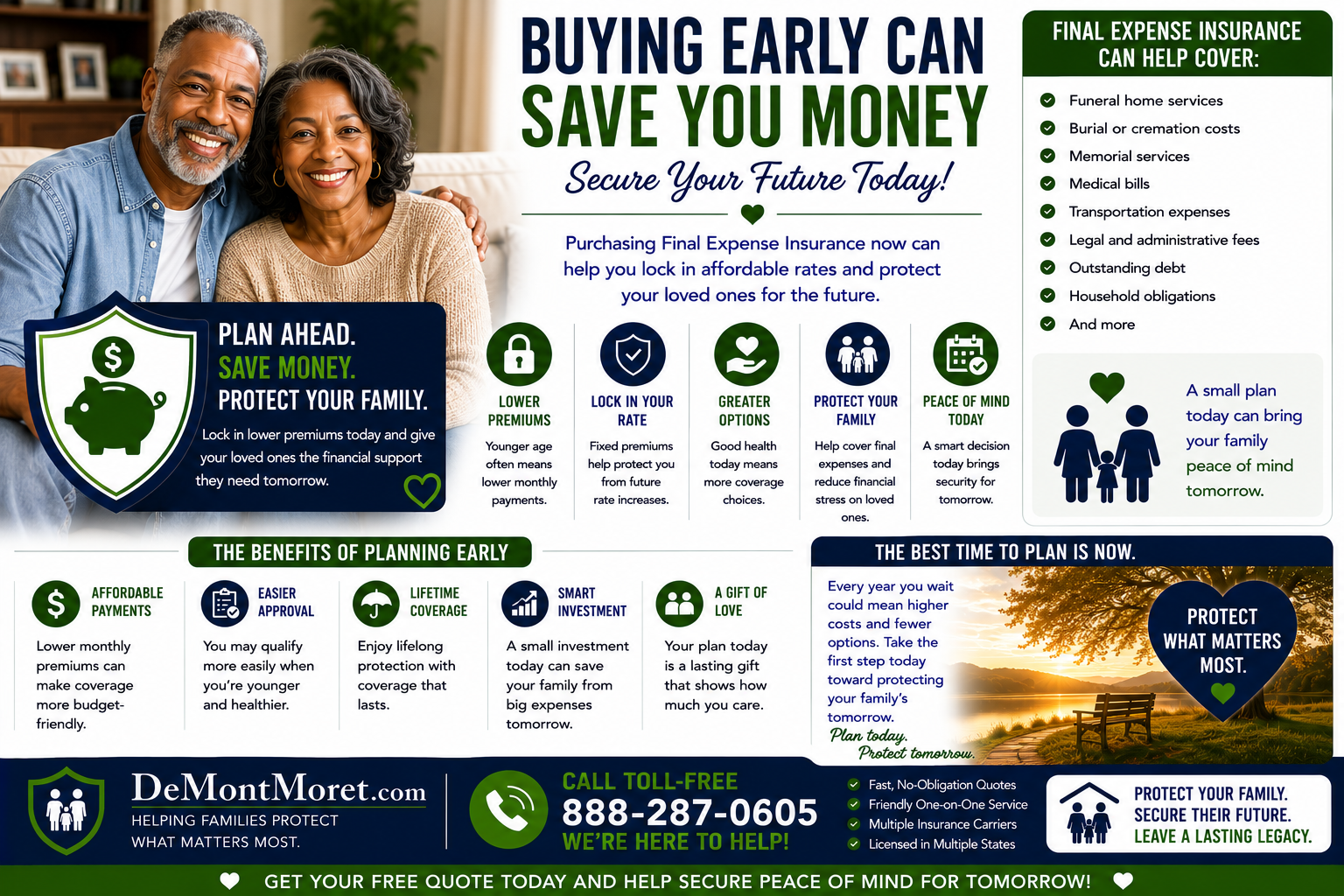 Why Buying Final Expense Insurance Earlier Can Save You Money